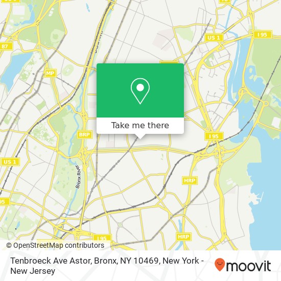 Tenbroeck Ave Astor, Bronx, NY 10469 map