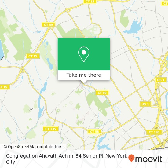 Congregation Ahavath Achim, 84 Senior Pl map