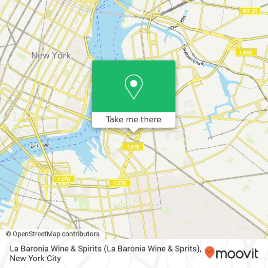 La Baronia Wine & Spirits map