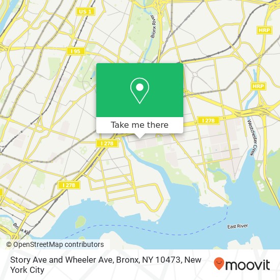 Story Ave and Wheeler Ave, Bronx, NY 10473 map