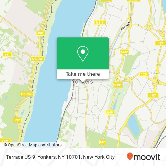 Terrace US-9, Yonkers, NY 10701 map