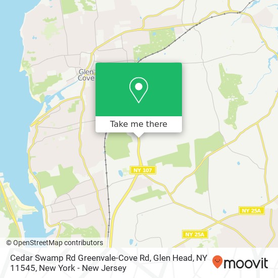 Cedar Swamp Rd Greenvale-Cove Rd, Glen Head, NY 11545 map