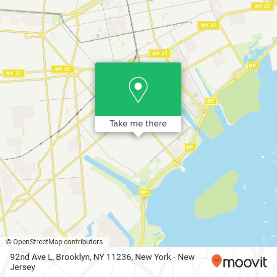 Mapa de 92nd Ave L, Brooklyn, NY 11236