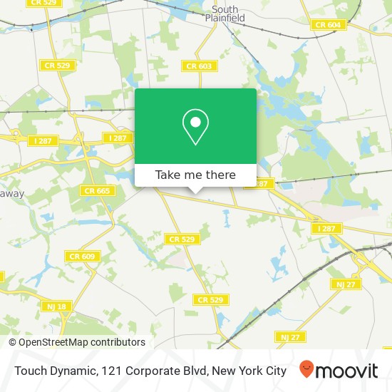 Touch Dynamic, 121 Corporate Blvd map