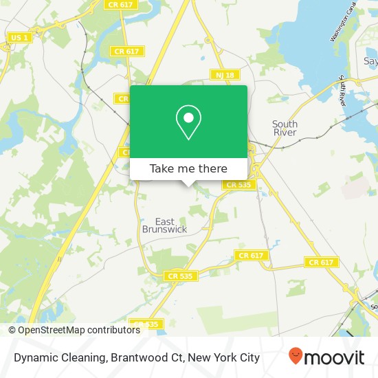 Dynamic Cleaning, Brantwood Ct map