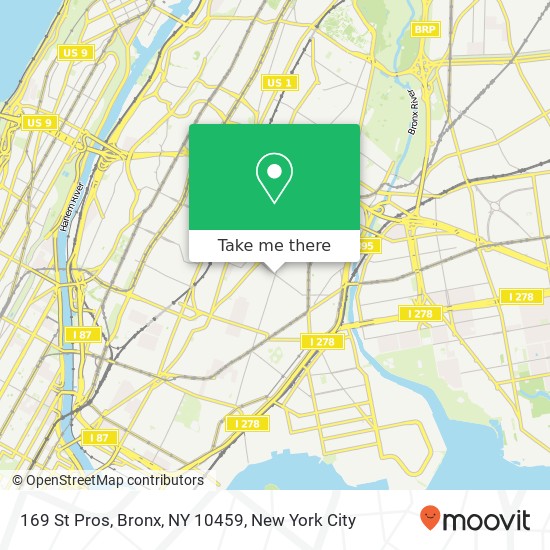 169 St Pros, Bronx, NY 10459 map