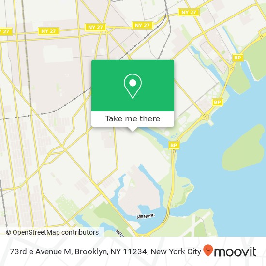 73rd e Avenue M, Brooklyn, NY 11234 map