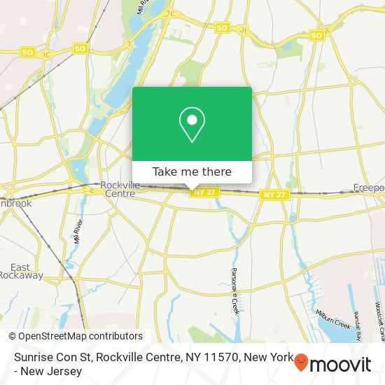 Sunrise Con St, Rockville Centre, NY 11570 map