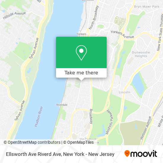 Mapa de Ellsworth Ave Riverd Ave