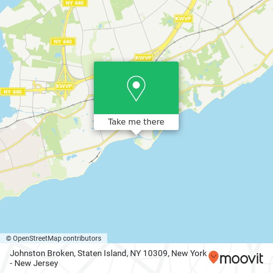 Johnston Broken, Staten Island, NY 10309 map