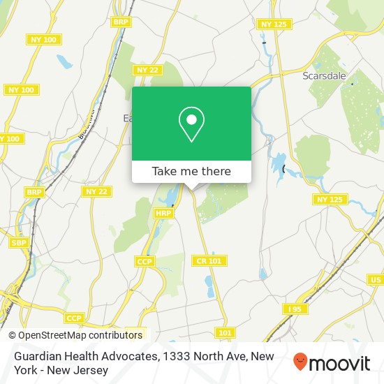 Mapa de Guardian Health Advocates, 1333 North Ave