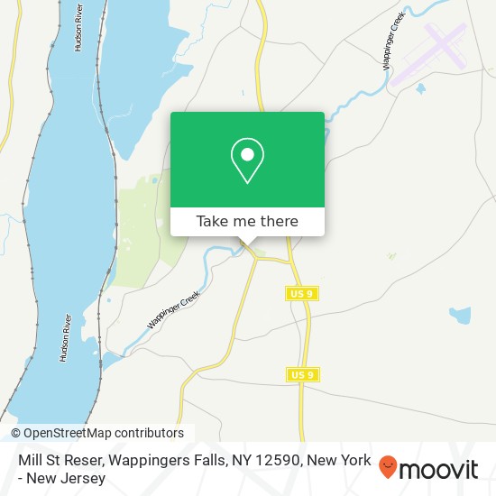 Mill St Reser, Wappingers Falls, NY 12590 map
