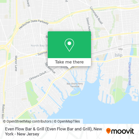 Mapa de Even Flow Bar & Grill