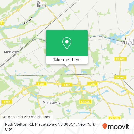 Ruth Stelton Rd, Piscataway, NJ 08854 map