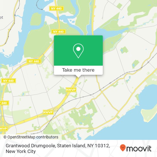 Mapa de Grantwood Drumgoole, Staten Island, NY 10312