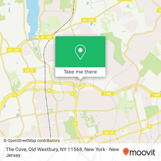 Mapa de The Cove, Old Westbury, NY 11568