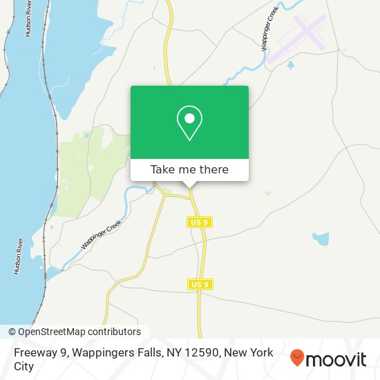 Freeway 9, Wappingers Falls, NY 12590 map