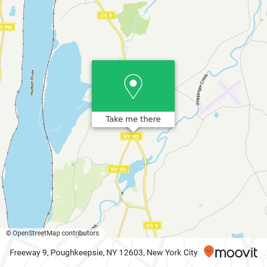 Mapa de Freeway 9, Poughkeepsie, NY 12603