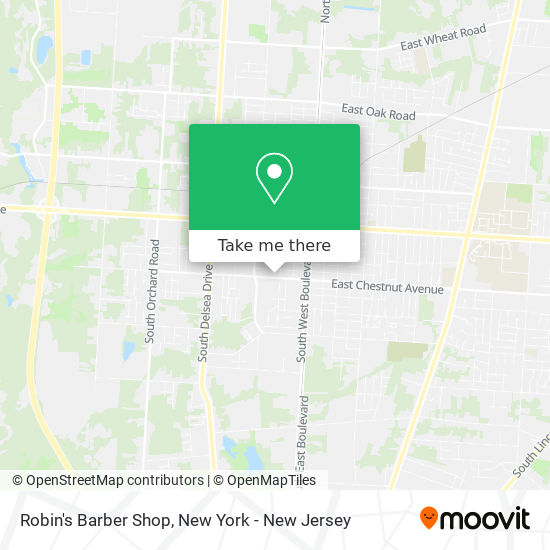 Robin's Barber Shop map