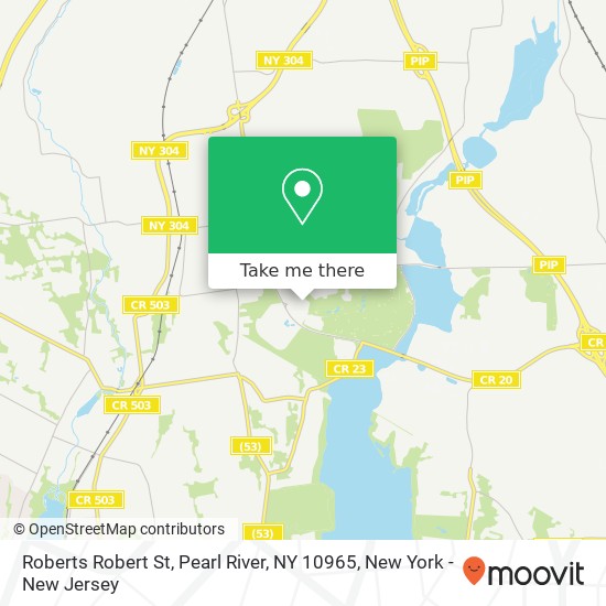 Roberts Robert St, Pearl River, NY 10965 map