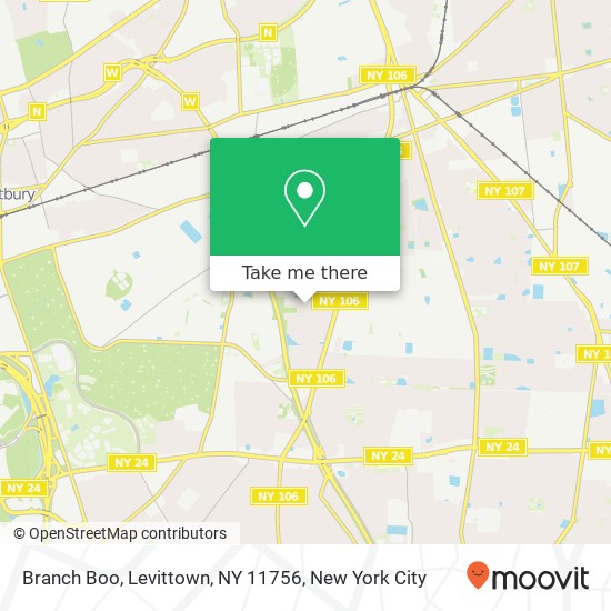 Branch Boo, Levittown, NY 11756 map