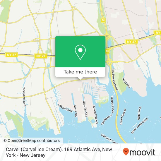 Carvel (Carvel Ice Cream), 189 Atlantic Ave map