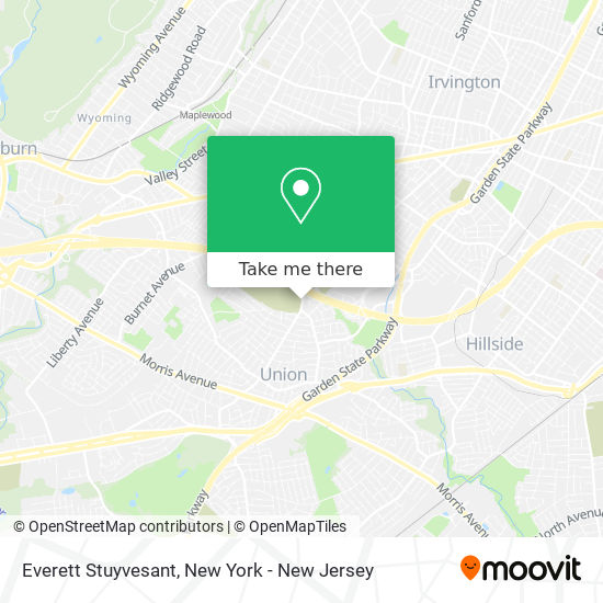 Everett Stuyvesant map