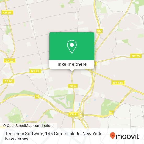 Techindia Software, 145 Commack Rd map