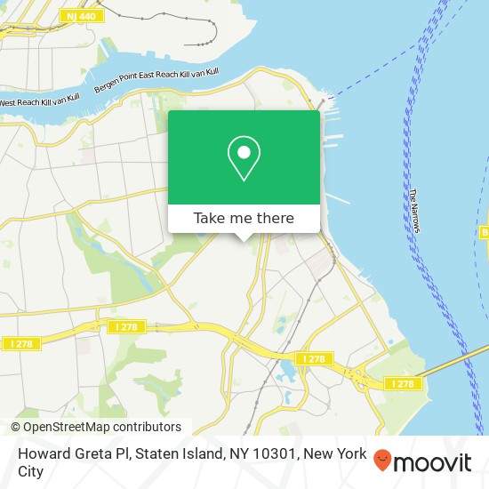 Howard Greta Pl, Staten Island, NY 10301 map