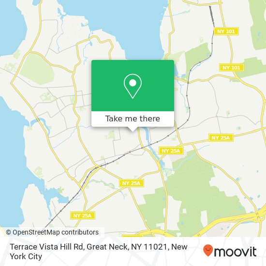 Terrace Vista Hill Rd, Great Neck, NY 11021 map