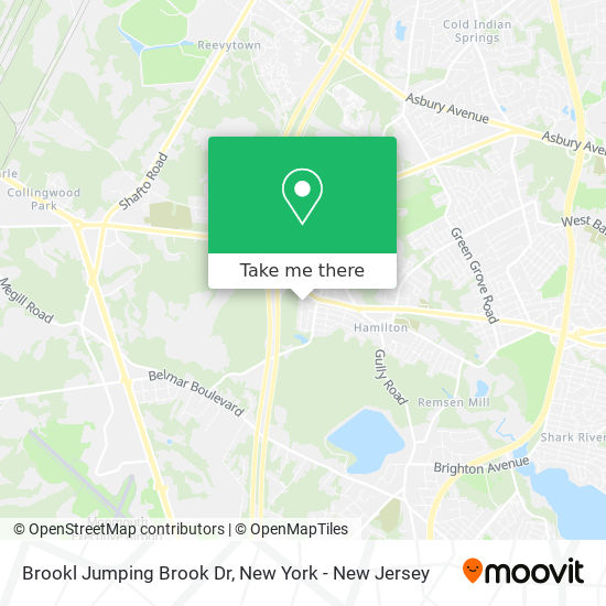 Mapa de Brookl Jumping Brook Dr