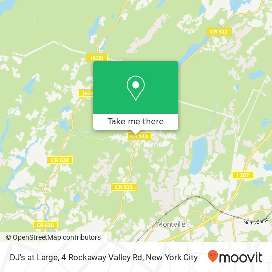 Mapa de DJ's at Large, 4 Rockaway Valley Rd