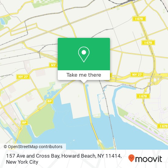 Mapa de 157 Ave and Cross Bay, Howard Beach, NY 11414