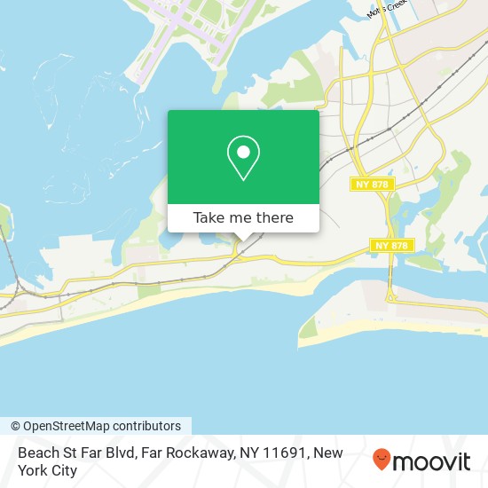 Beach St Far Blvd, Far Rockaway, NY 11691 map