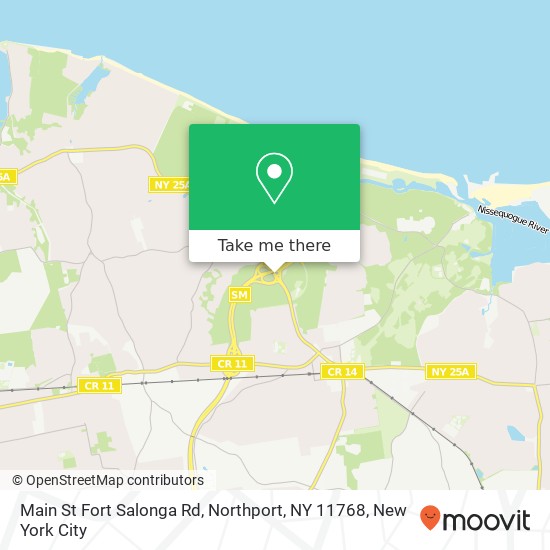 Mapa de Main St Fort Salonga Rd, Northport, NY 11768