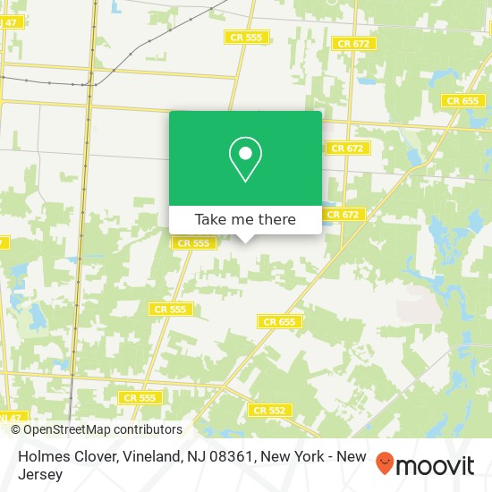 Holmes Clover, Vineland, NJ 08361 map