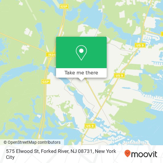 575 Elwood St, Forked River, NJ 08731 map