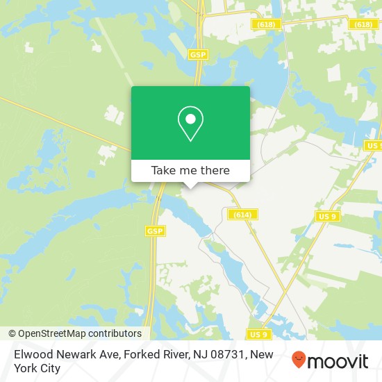 Elwood Newark Ave, Forked River, NJ 08731 map