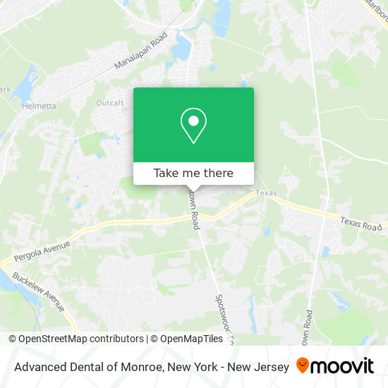 Mapa de Advanced Dental of Monroe