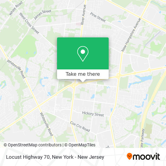Mapa de Locust Highway 70
