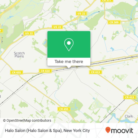 Mapa de Halo Salon (Halo Salon & Spa)