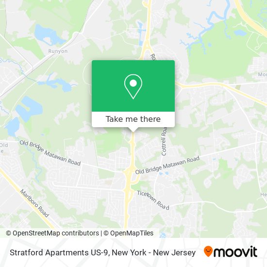 Mapa de Stratford Apartments US-9