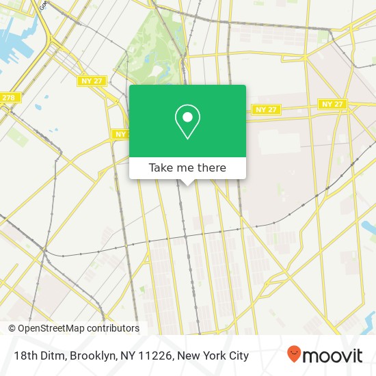18th Ditm, Brooklyn, NY 11226 map