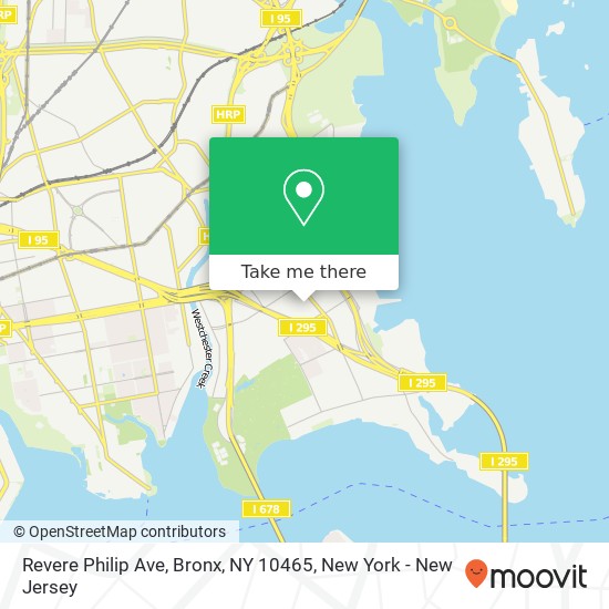 Revere Philip Ave, Bronx, NY 10465 map