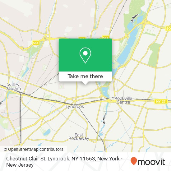 Chestnut Clair St, Lynbrook, NY 11563 map