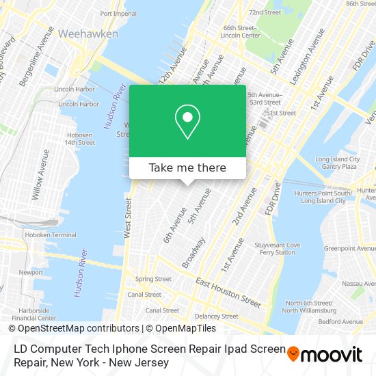 Mapa de LD Computer Tech Iphone Screen Repair Ipad Screen Repair