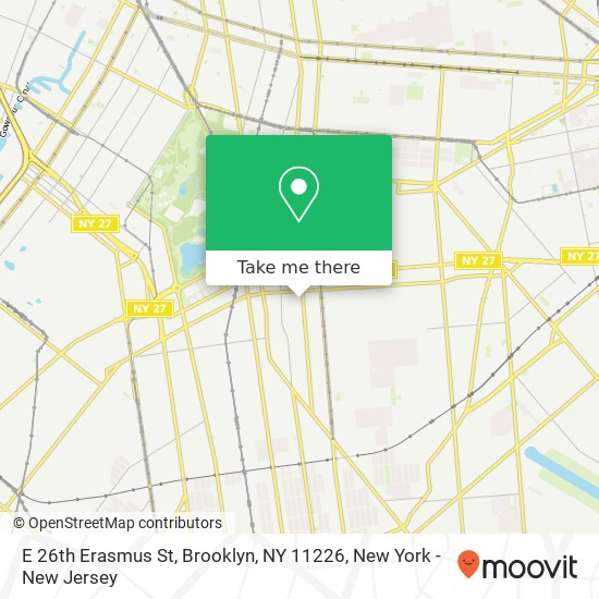 E 26th Erasmus St, Brooklyn, NY 11226 map