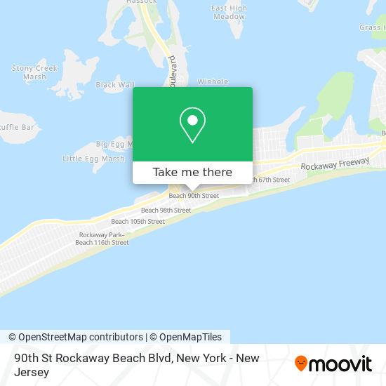 Mapa de 90th St Rockaway Beach Blvd