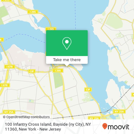 100 Infantry Cross Island, Bayside (ny City), NY 11360 map