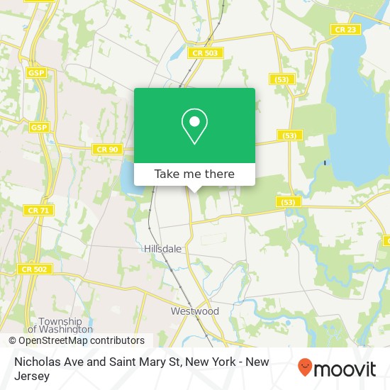 Mapa de Nicholas Ave and Saint Mary St